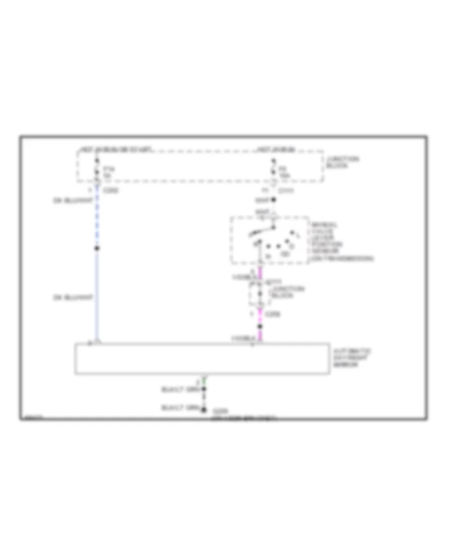 Photochromic Mirror Wiring Diagram for Chrysler New Yorker 1995