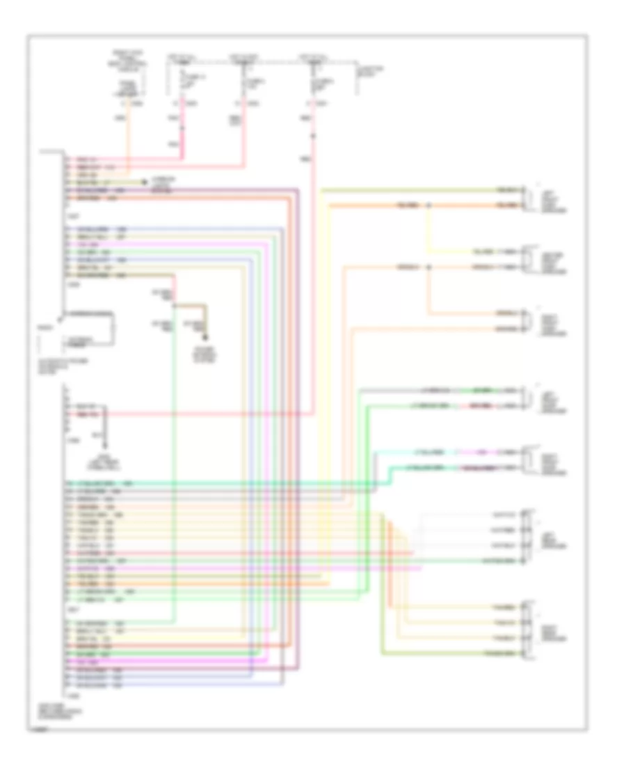 Radio Wiring Diagrams Premium Model for Chrysler New Yorker 1995