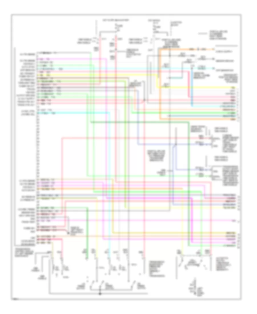 Transmission Wiring Diagram 1 of 2 for Chrysler New Yorker 1995