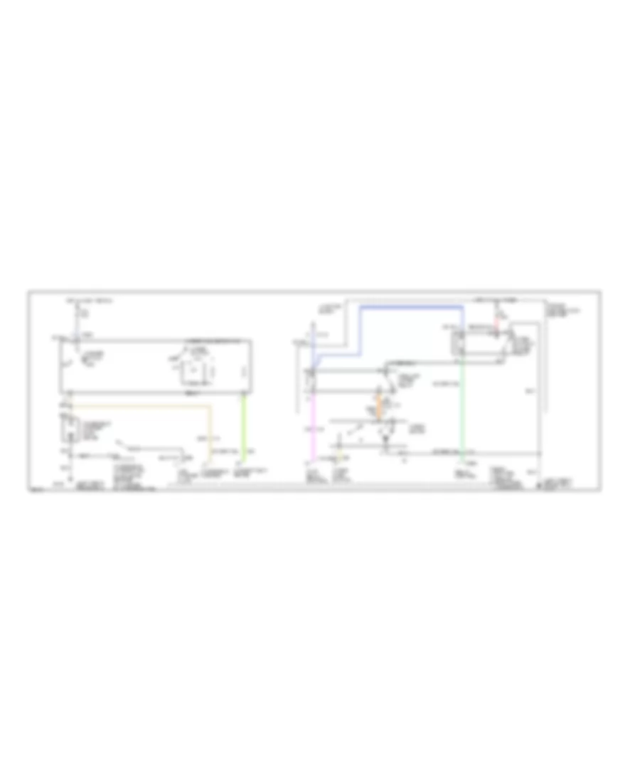 Wiper Washer Wiring Diagram for Chrysler New Yorker 1995