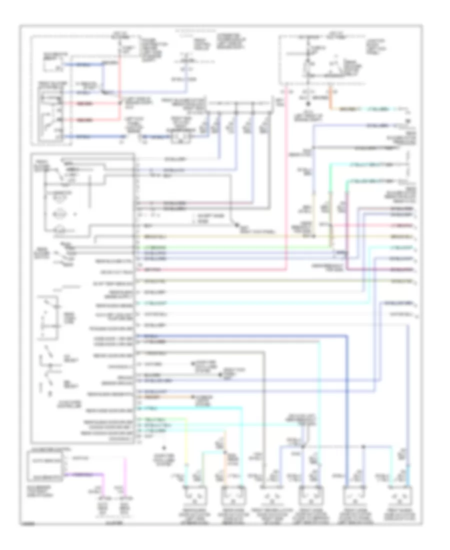 Manual AC Wiring Diagram (1 of 2) for Chrysler Aspen Limited 2007
