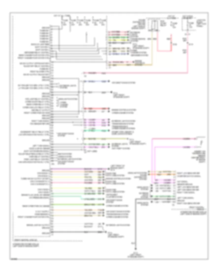 Body Control Modules Wiring Diagram for Chrysler Aspen Limited 2007