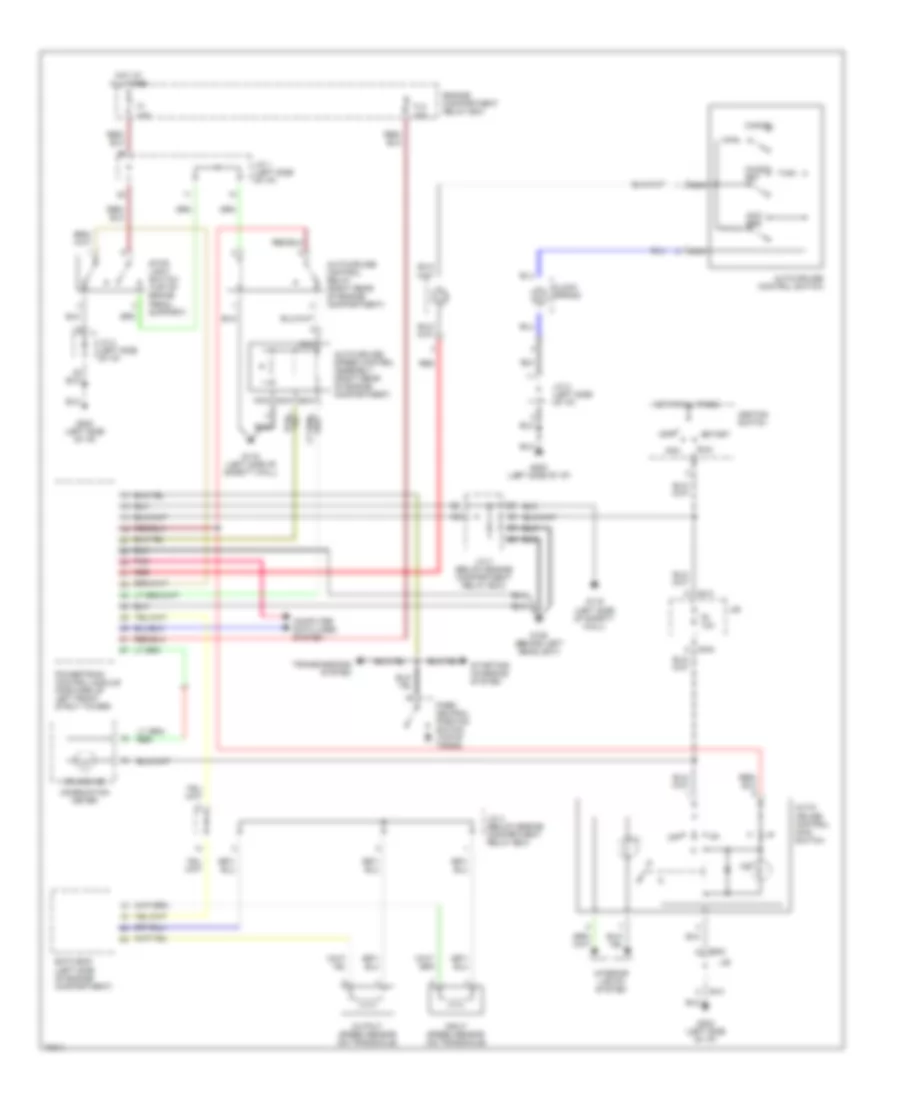 2 0L Cruise Control Wiring Diagram A T for Chrysler Sebring LX 1995