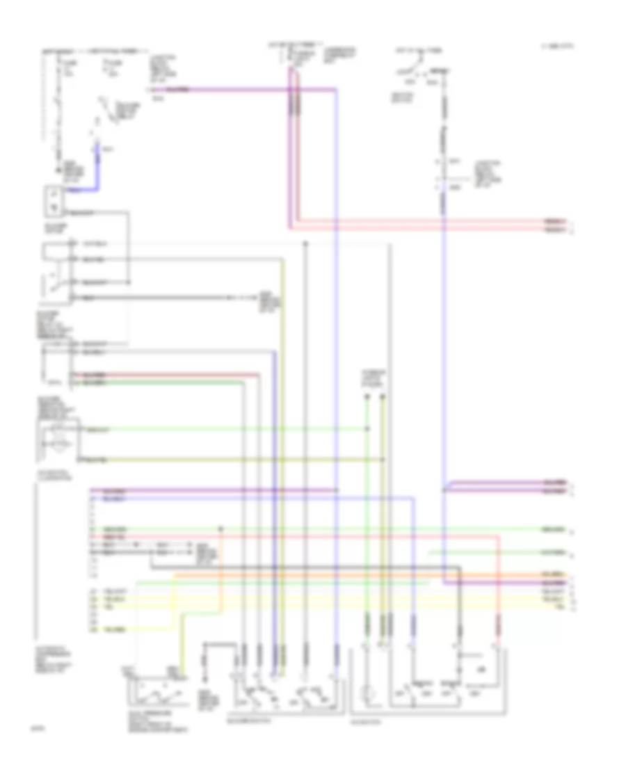 2 5L A C Wiring Diagram 1 of 2 for Chrysler Sebring LXi 1995
