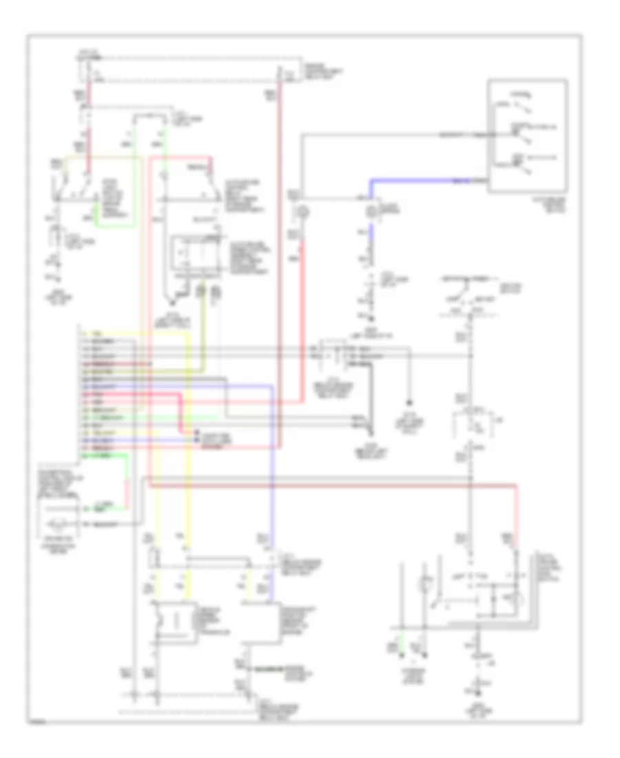 2 0L Cruise Control Wiring Diagram M T for Chrysler Sebring LXi 1995