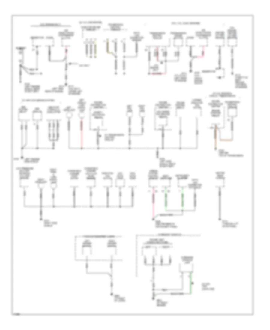 Ground Distribution Wiring Diagram 1 of 2 for Chrysler Town  Country 1995
