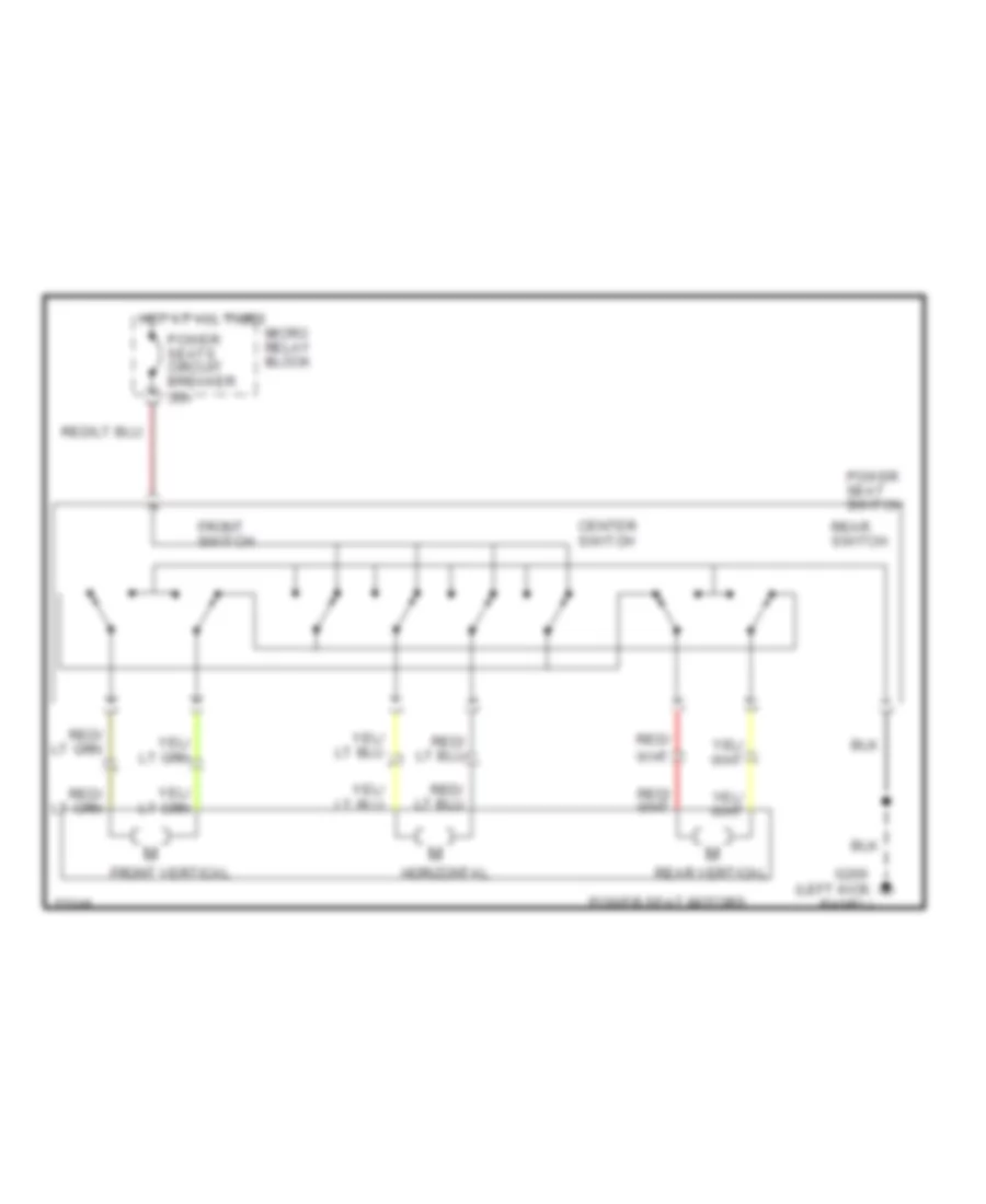 Power Seat Wiring Diagrams for Chrysler Town  Country 1995