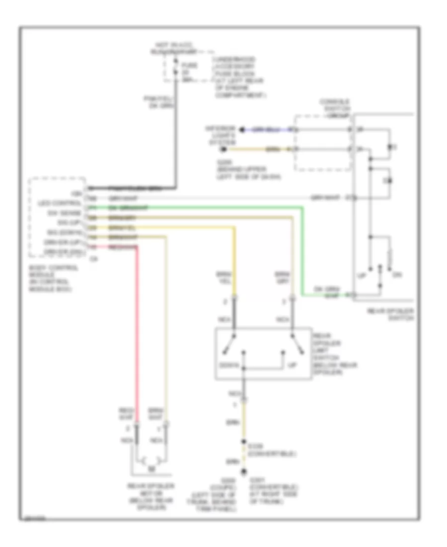 Active Bodyworks Wiring Diagram for Chrysler Crossfire Limited 2007