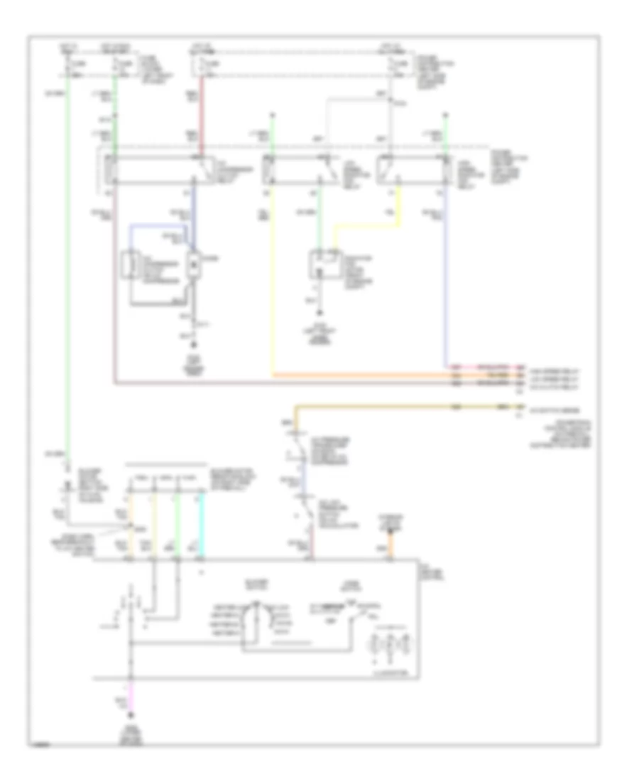 Manual AC Wiring Diagram for Chrysler PT Cruiser Limited 2001