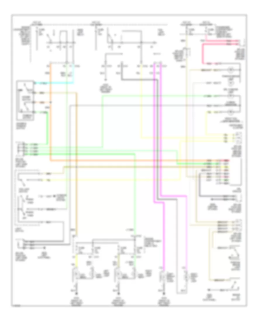 Электросхема фар, С DRL для Daewoo Nubira CDX 2000