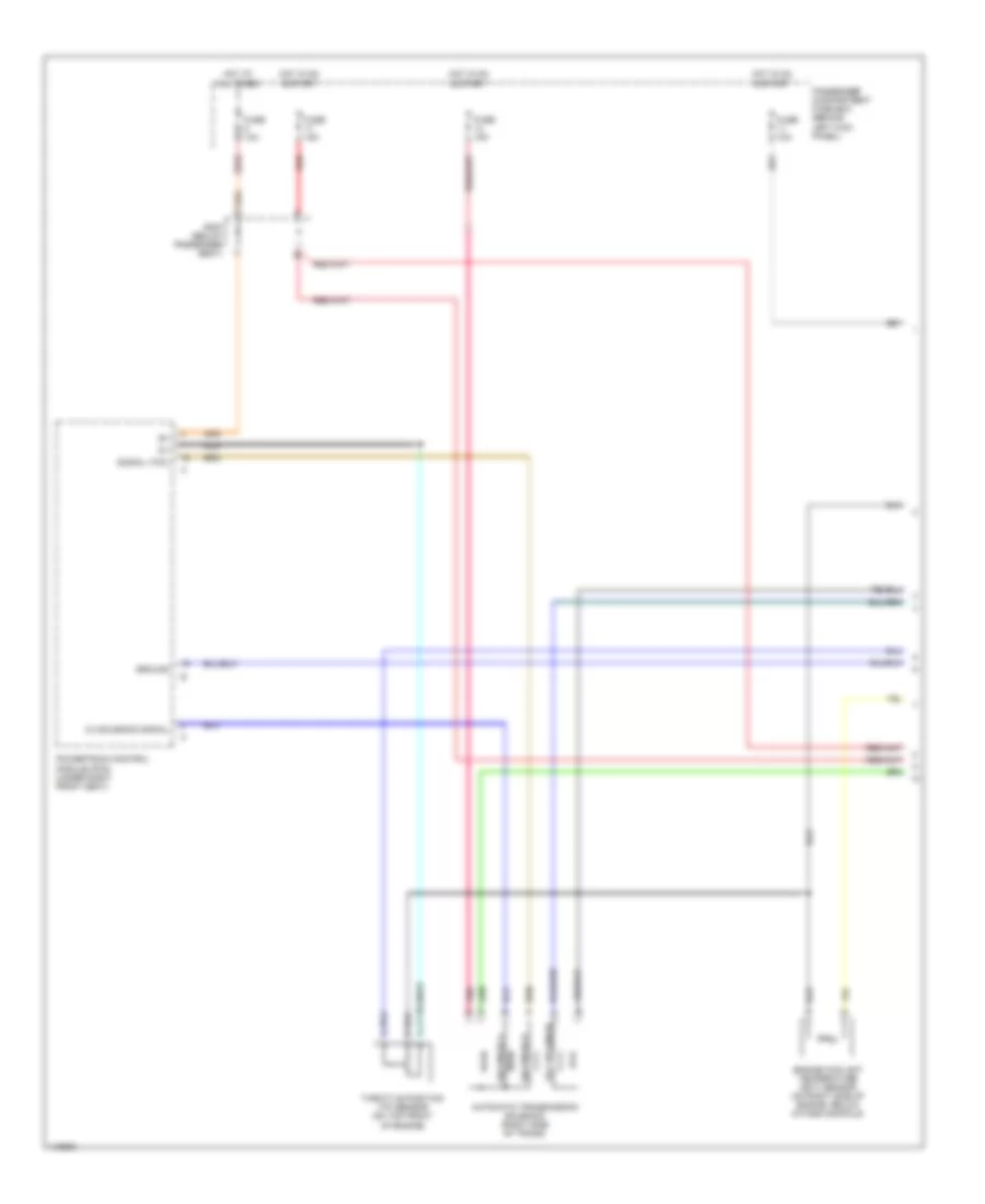 Transmission Wiring Diagram 1 of 2 for Daewoo Lanos SX 1999