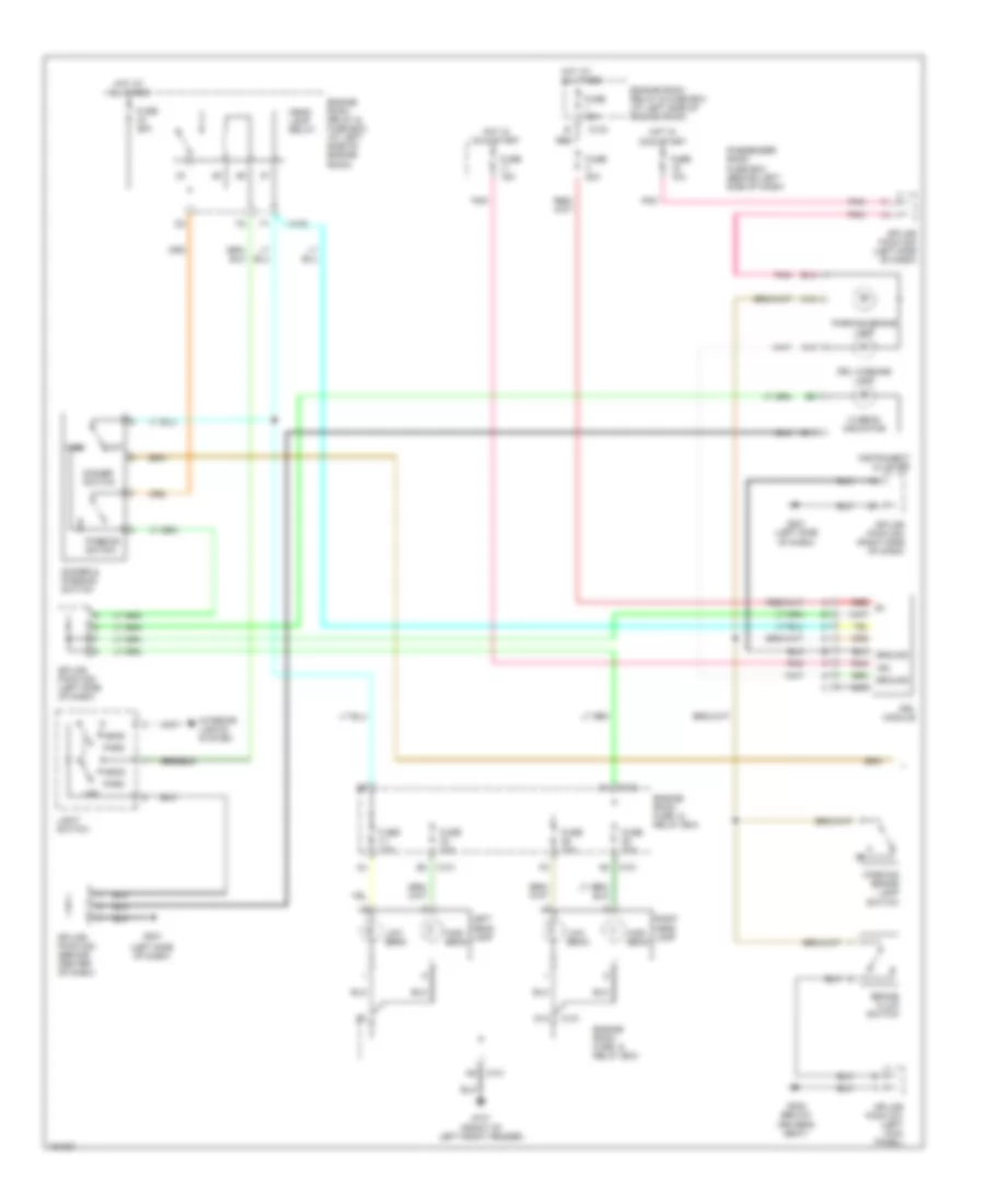Headlight Wiring Diagram with DRL 1 Of 2 for Daewoo Leganza SE 1999