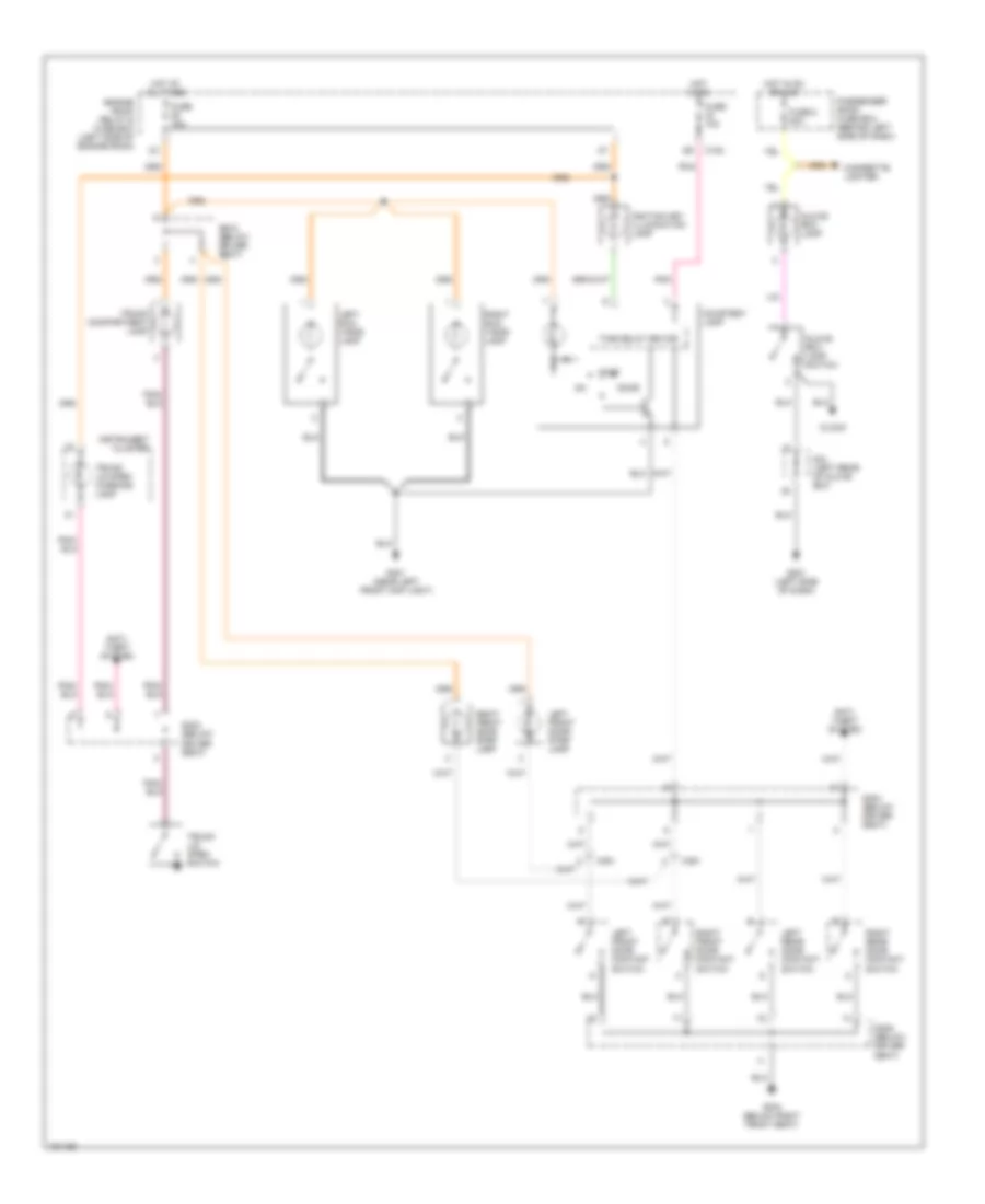 Courtesy Lamps Wiring Diagram for Daewoo Leganza SE 1999