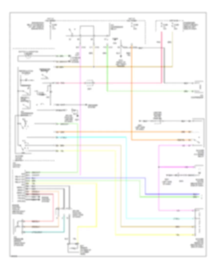 Manual A C Wiring Diagram 1 Of 2 for Daewoo Leganza SX 1999