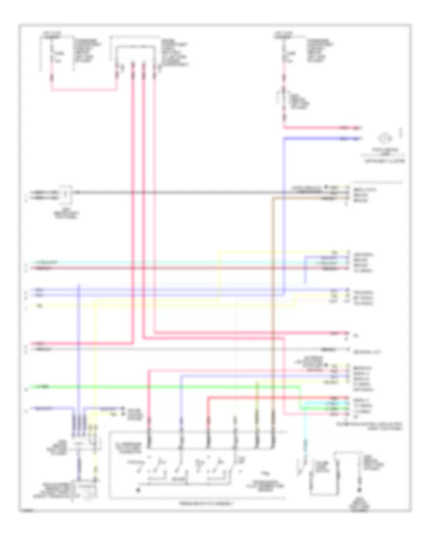 Transmission Wiring Diagram 2 of 2 for Daewoo Nubira SX 1999