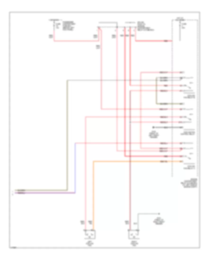 A C Wiring Diagram 2 of 2 for Daewoo Lanos S 2000