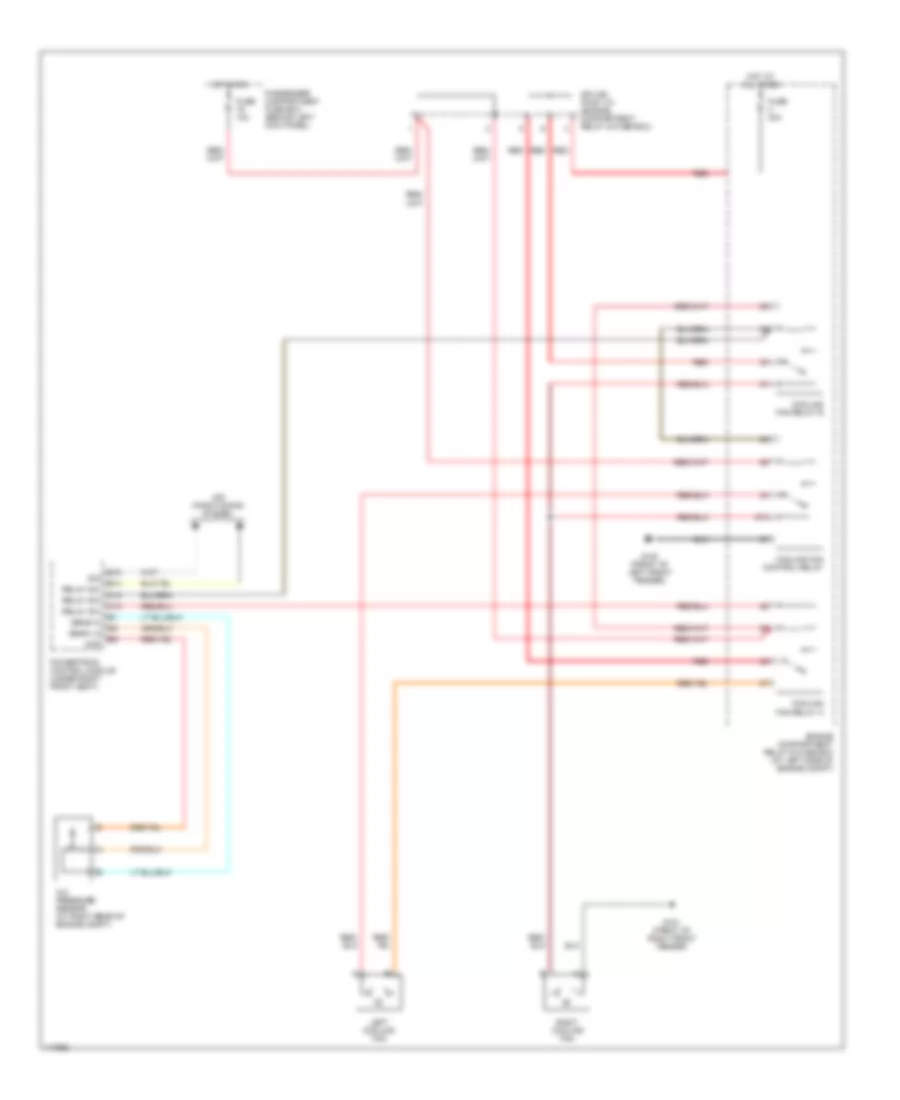 Cooling Fan Wiring Diagram with A C for Daewoo Lanos S 2000