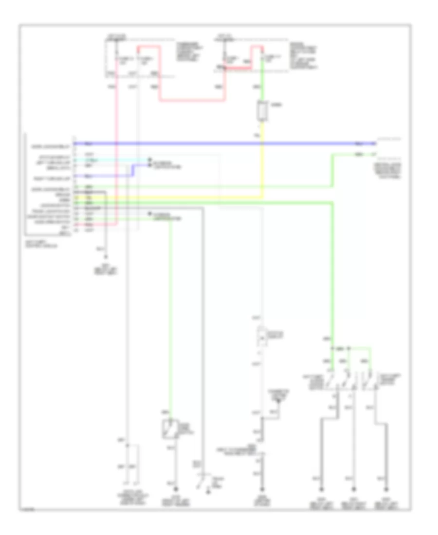 Anti theft Wiring Diagram for Daewoo Lanos SX 2000