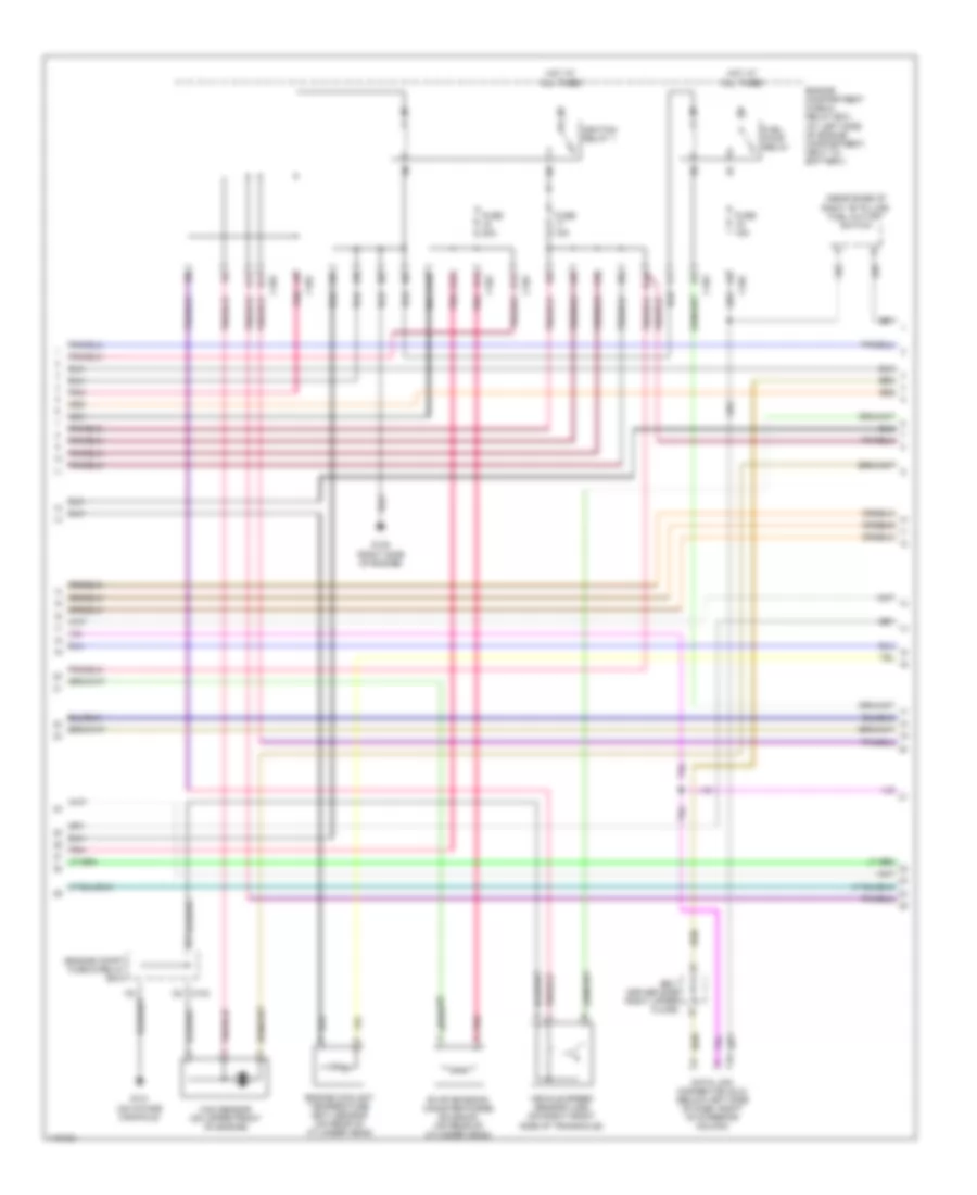 2.2L, Engine Performance Wiring Diagram (3 of 4) for Daewoo Leganza CDX 2000