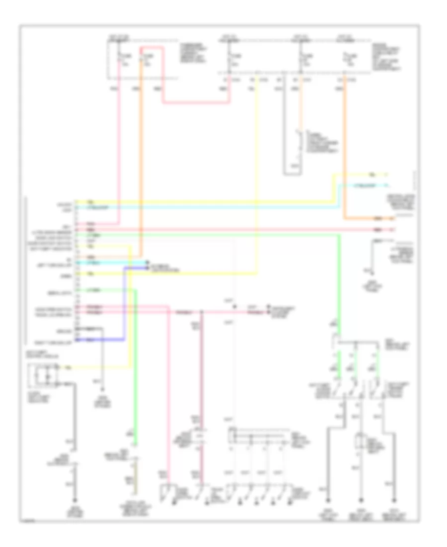 Anti-theft Wiring Diagram for Daewoo Nubira SE 2000