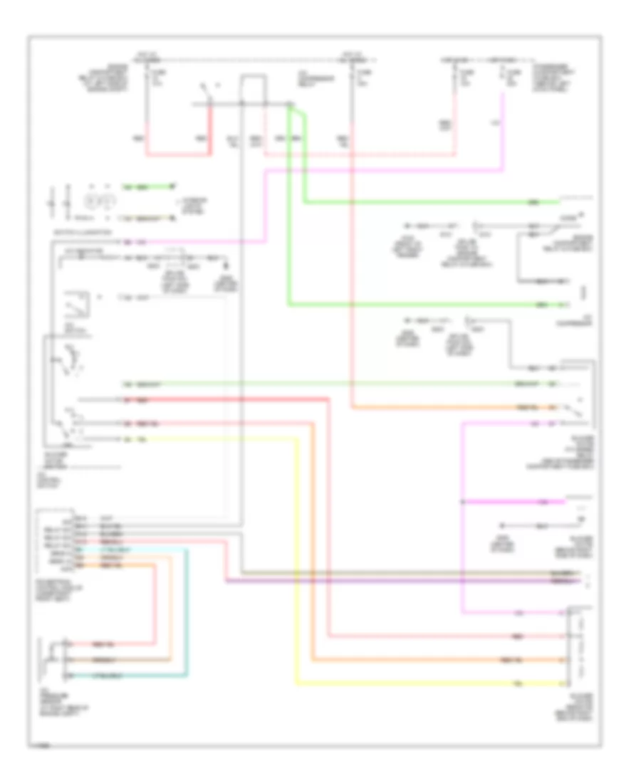A C Wiring Diagram 1 of 2 for Daewoo Lanos S 2001