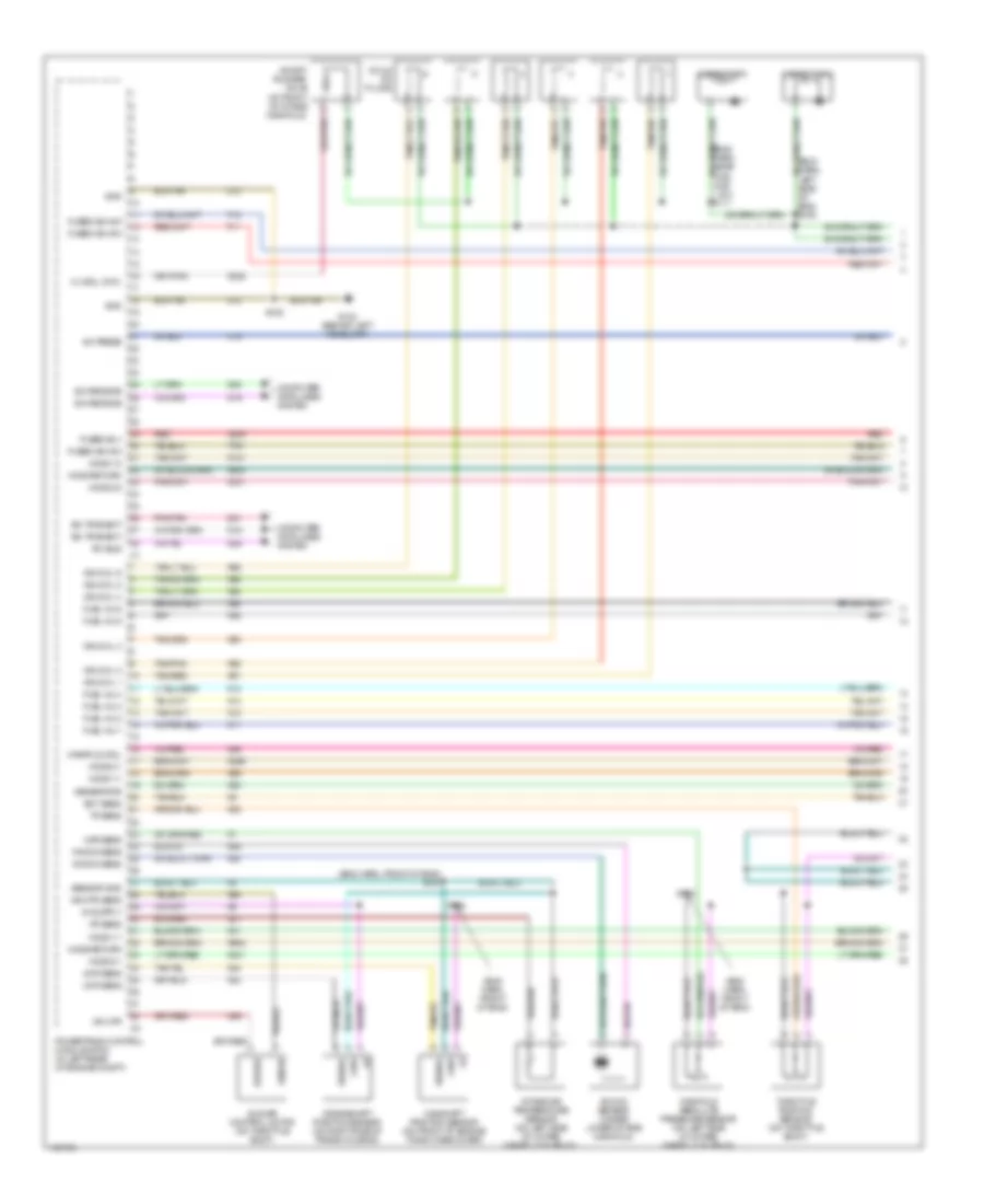 3.5L, Электросхема системы управления двигателя (1 из 5) для Dodge Intrepid RT 2002