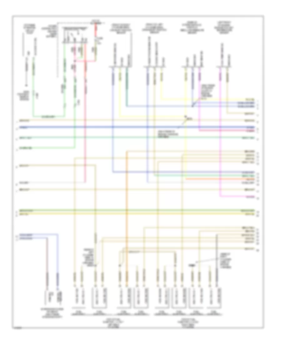 5.7L, Электросхема системы управления двигателя (3 из 5) для Dodge Challenger SRT-8 2013