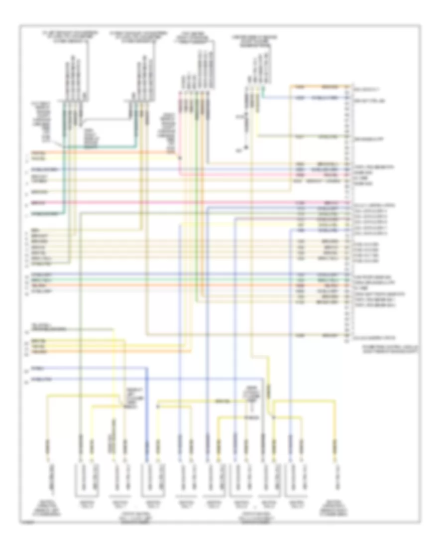 6.4L, Электросхема системы управления двигателя (5 из 5) для Dodge Challenger SRT-8 2013