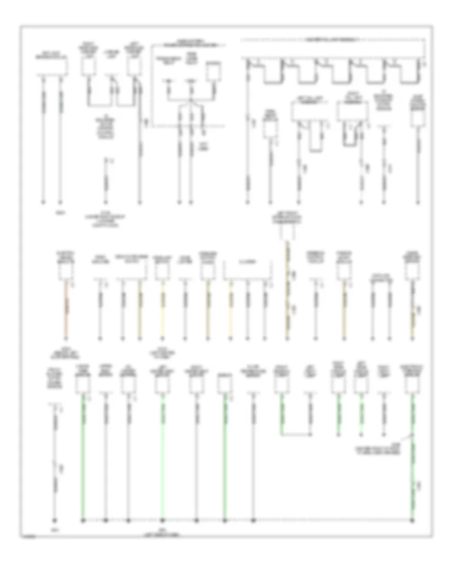 Электросхема подключение массы заземления (2 из 3) для Dodge Challenger SRT-8 2013