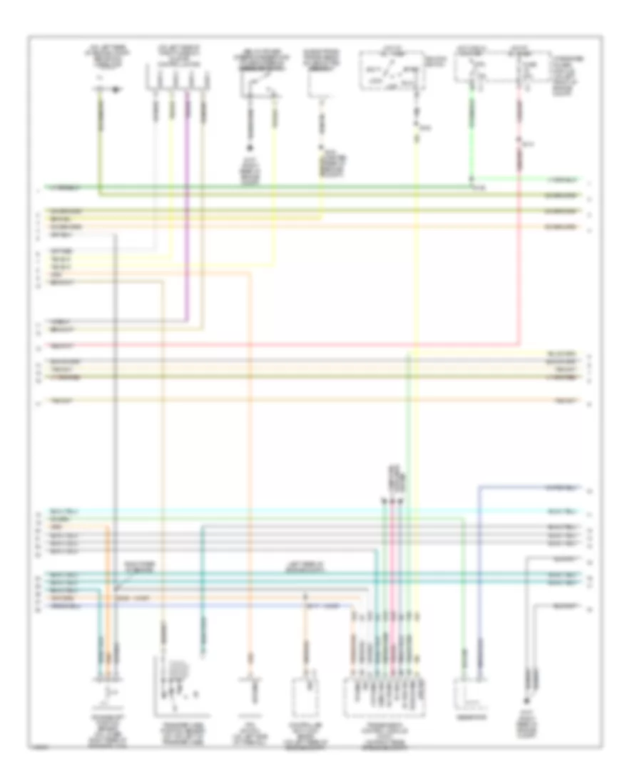 4.7L, Электросхема системы управления двигателя (2 из 4) для Dodge Pickup R2002 1500