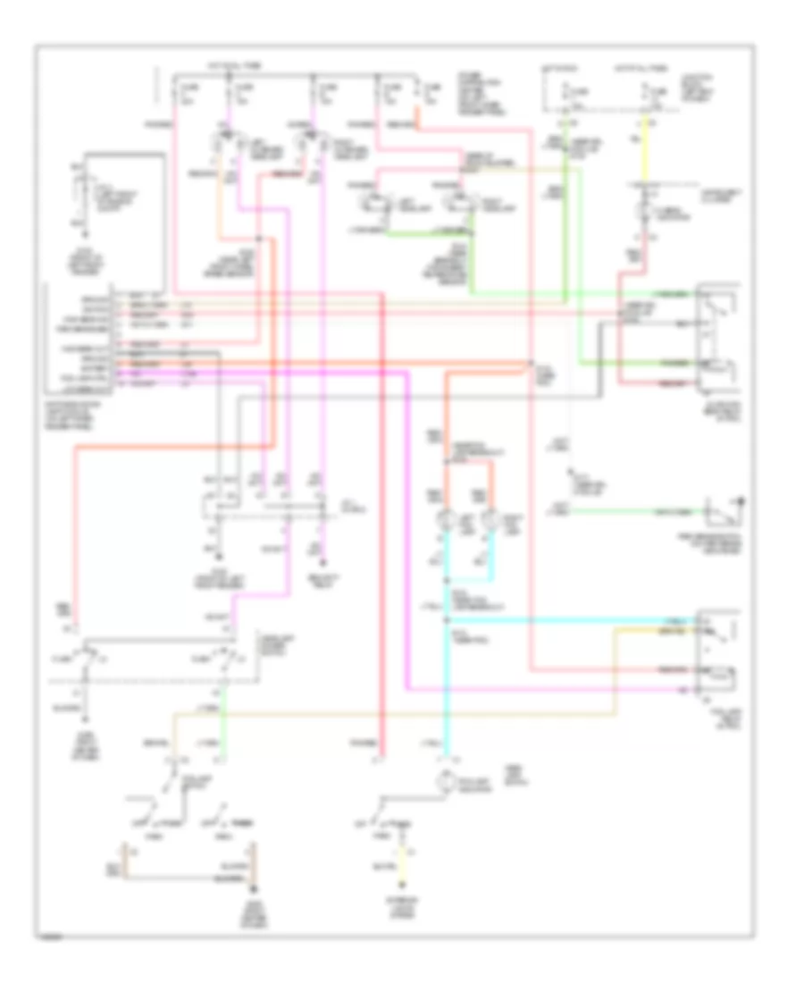 Headlight Wiring Diagram, withDRL & withQuad Headlights для Dodge Pickup R2000 1500