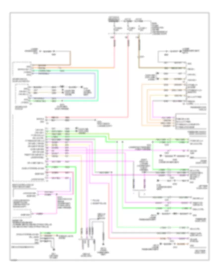 Электросхема открывания авто для Dodge Charger SXT 2013