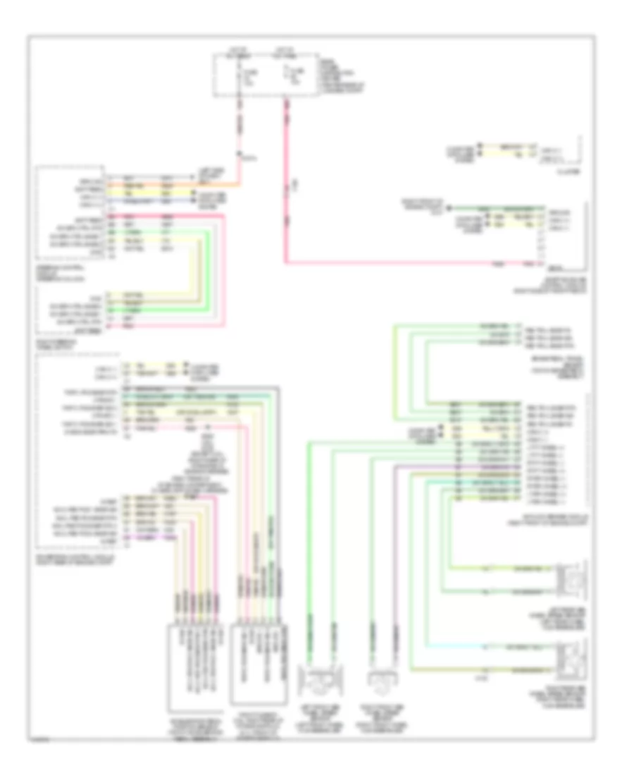 Электросхема системы круизконтроля для Dodge Charger SXT 2013