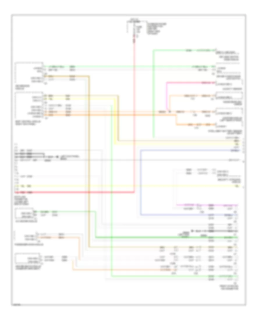 Электросхема линии передачи данных CAN (1 из 2) для Dodge Journey Limited 2014