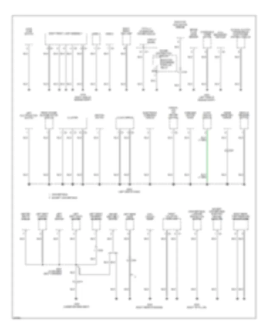 Электросхема подключение массы заземления (1 из 3) для Dodge Avenger SE 2012
