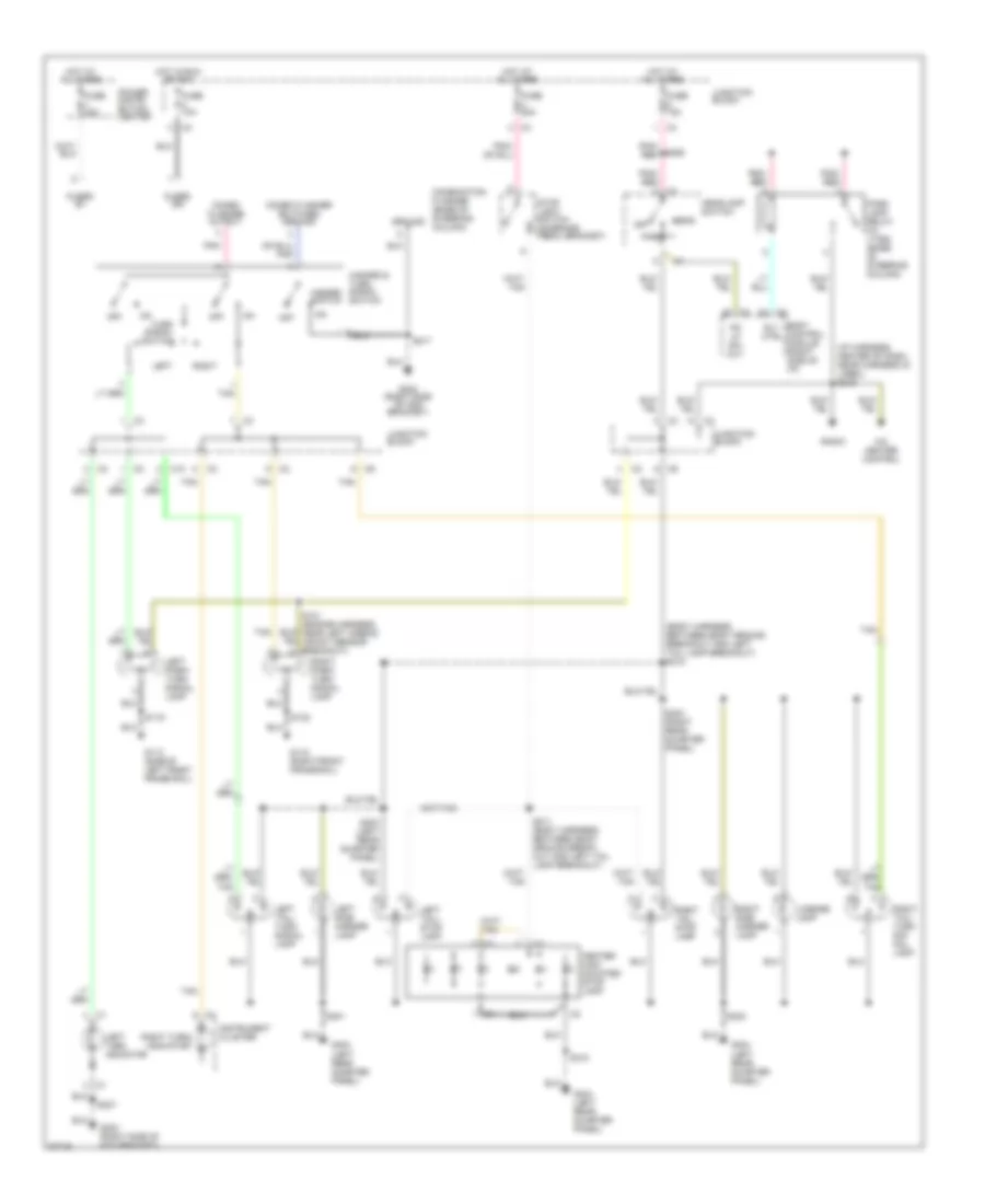Электросхема внешнего освещения для Dodge Intrepid 1997