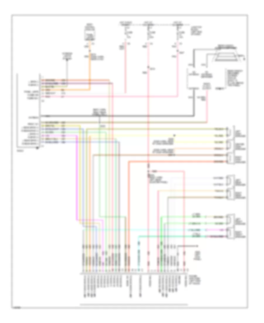 Электросхемы магнитолы, модель Премиум класса для Dodge Intrepid 1997