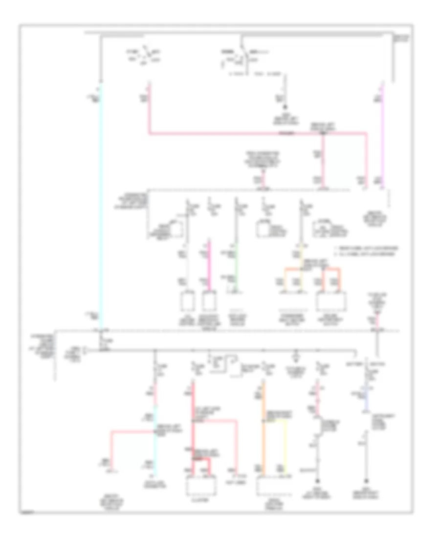 Электросхемы БЛОК ПРЕДОХРАНИТЕЛЕЙ И РЕЛЕ Dodge Dakota 2008 Wiring