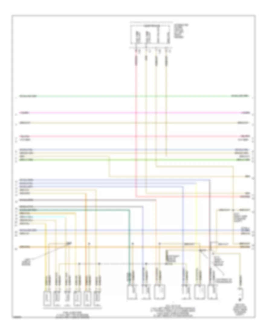3.7L, Электросхема системы управления двигателя (2 из 5) для Dodge Pickup R2006 2500