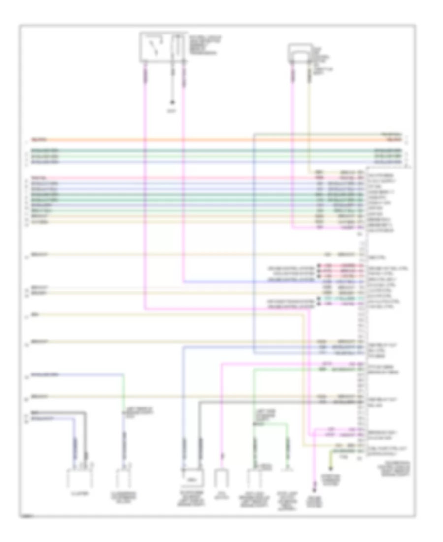 3.7L, Электросхема системы управления двигателя (4 из 5) для Dodge Pickup R2006 2500