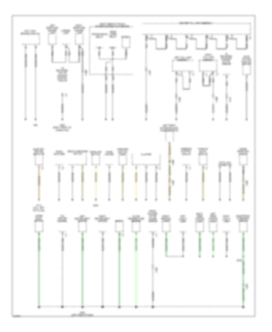Электросхема подключение массы заземления (2 из 3) для Dodge Challenger R/T 2012