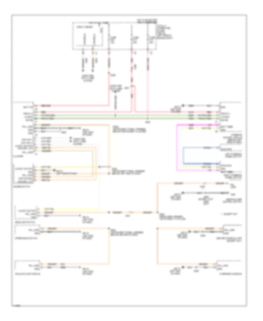 Электросхема подсветки приборов для Dodge Grand Caravan SE 2013
