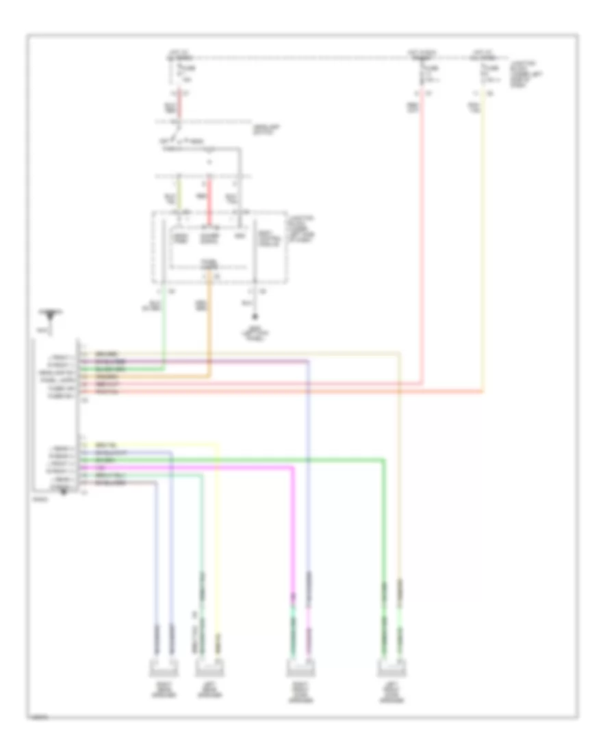 Электросхемы магнитолы, без усилитель для Dodge Stratus 1997