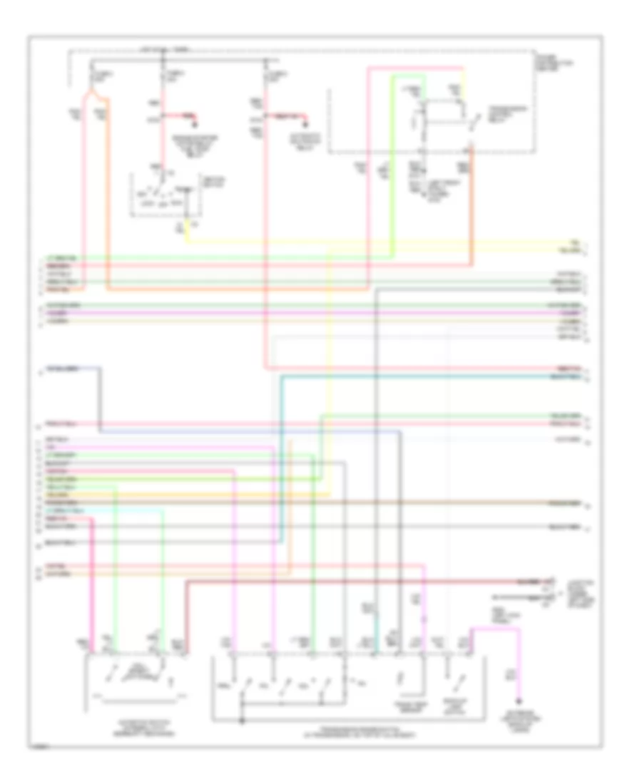 Электросхема коробки передач АКПП (2 из 3) для Dodge Stratus 1997