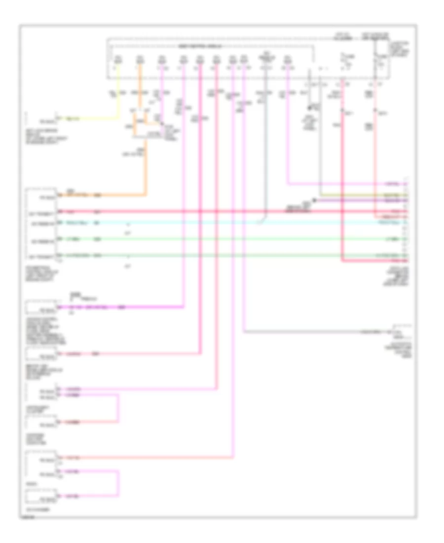 Электросхема линии передачи данных CAN для Dodge Stratus SXT 2006