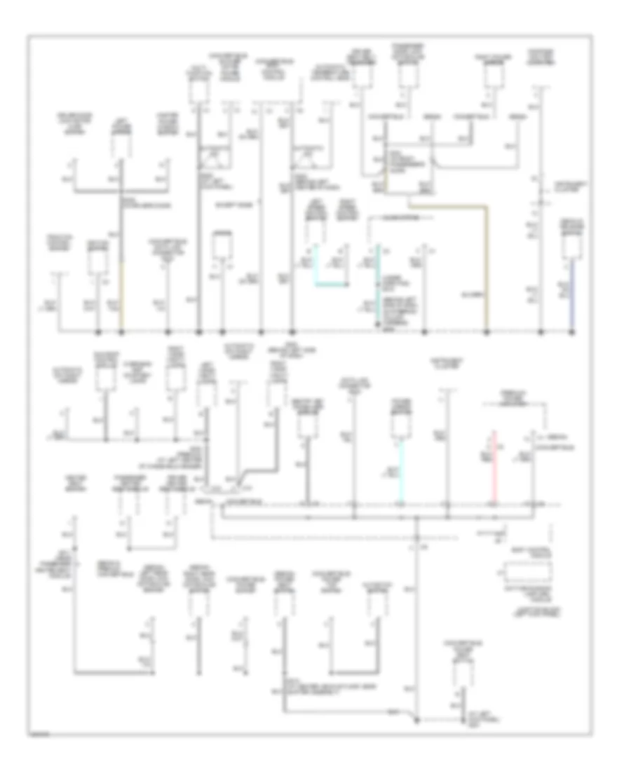 Электросхема подключение массы заземления (2 из 3) для Dodge Stratus SXT 2006