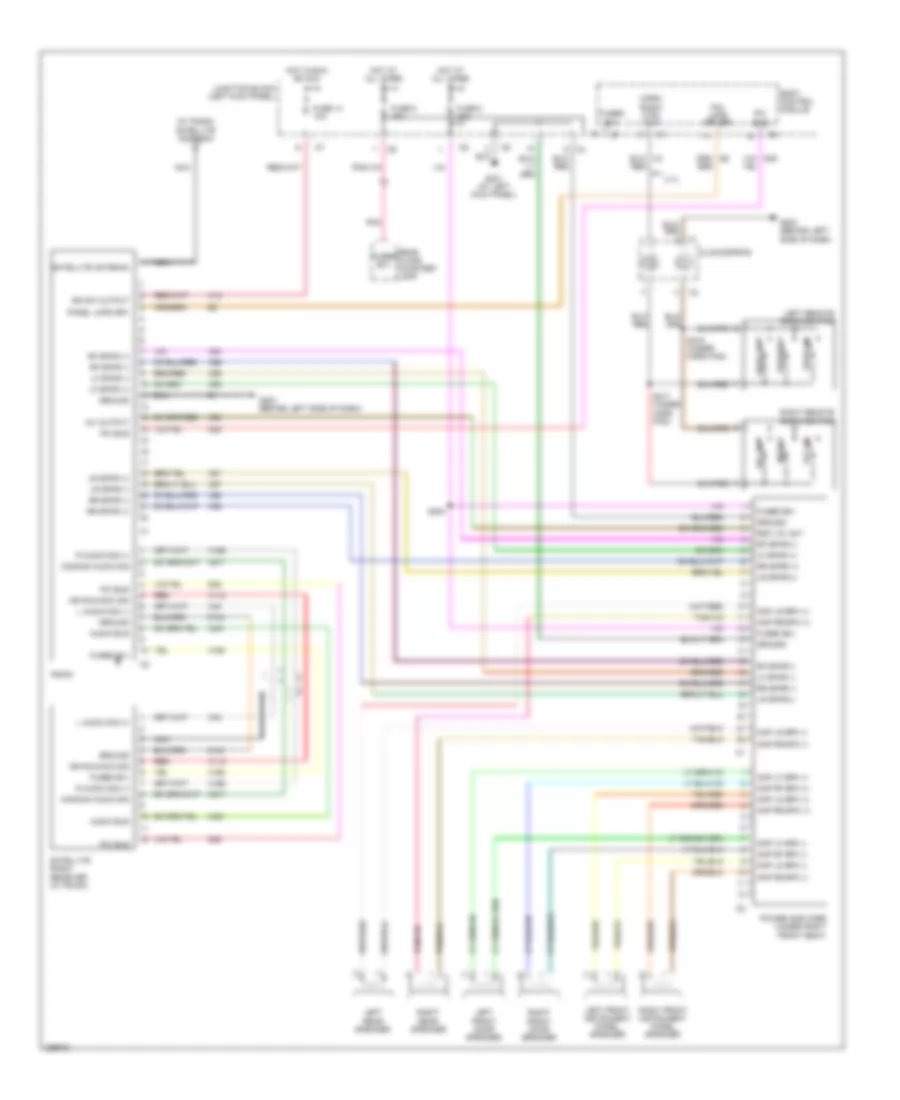 Электросхема магнитолы, Премиум класс для Dodge Stratus SXT 2006