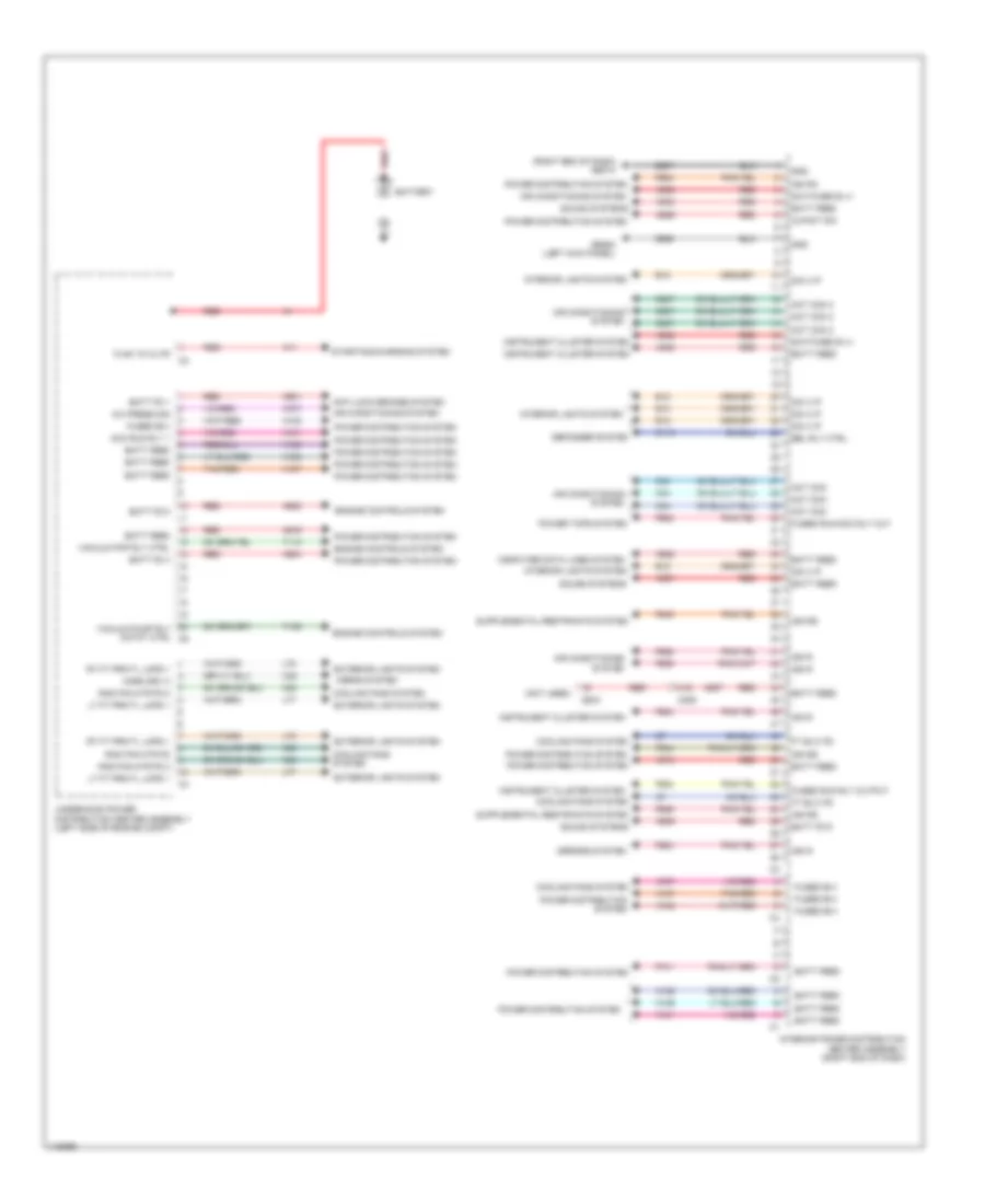 схема Ассамблеи PDC (2 из 3) для Dodge Journey AVP 2013