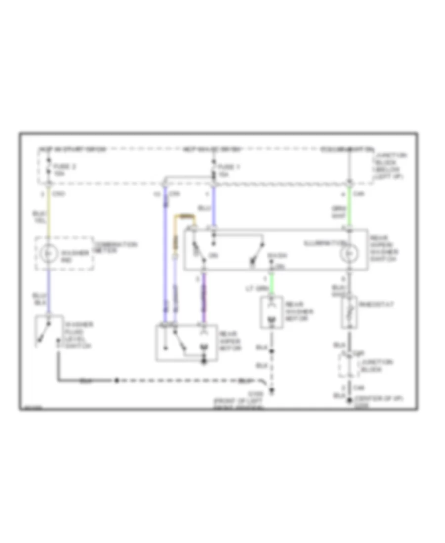 Все схемы для электропроводки Dodge Colt DL 1990 Wiring diagrams for cars