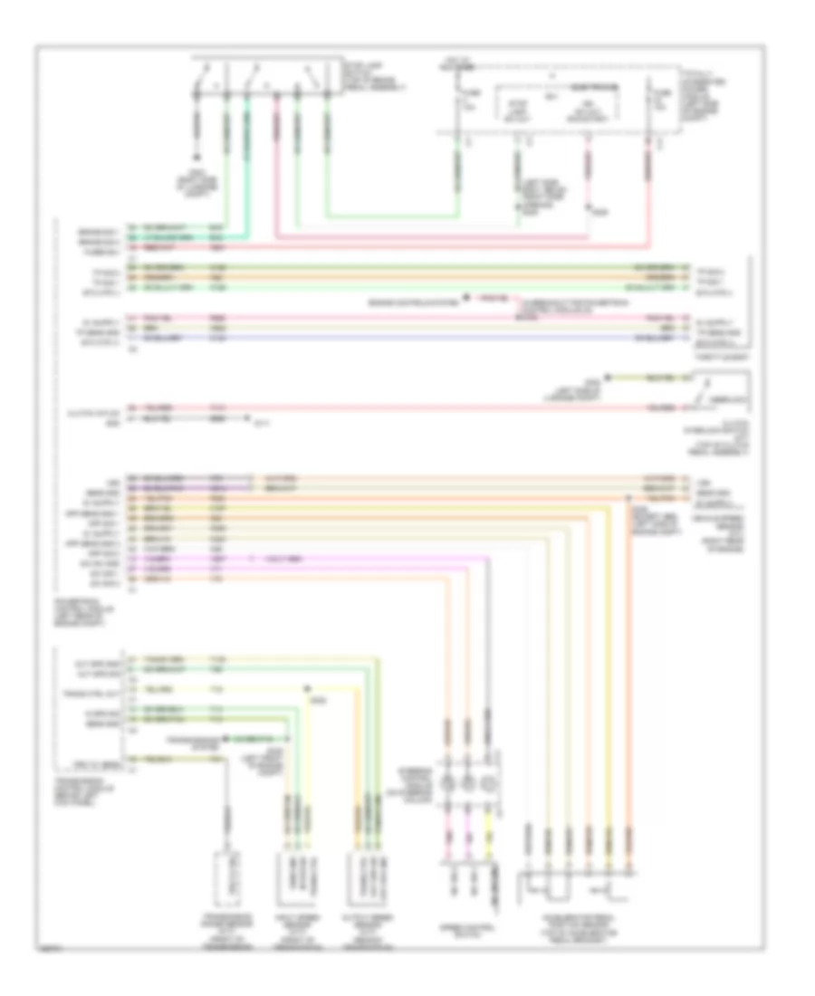 Электросхема системы круизконтроля для Dodge Caliber R/T 2007